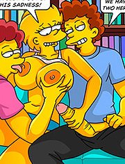Only another dick can pull me out of this sadness, The Simptoons, He dumped me, twins fucked me