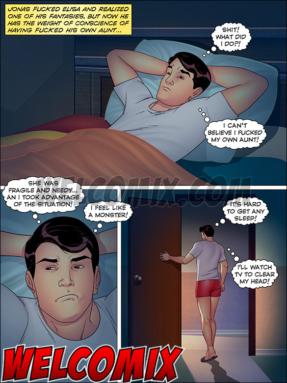 I can't believe I fucked my own aunt, Aunt, Cousins and co., Fleeing from temptation