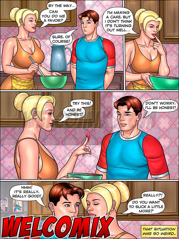 Lucas become irrationally turned on when he saw her bent over, A Horny Hot Cousin, The golden cherry