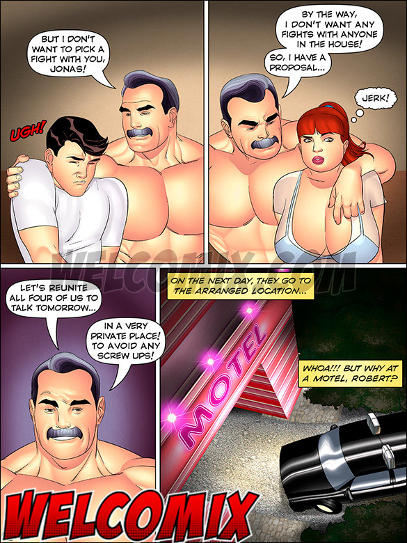 Big man offers a truce and schedules a secret meeting inside a motel, Aunt, Cousins and co., Secret meeting at the motel