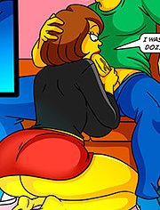 I want to be fucked in the pussy first, The Simptoons, Tearing Ms. Jenny up