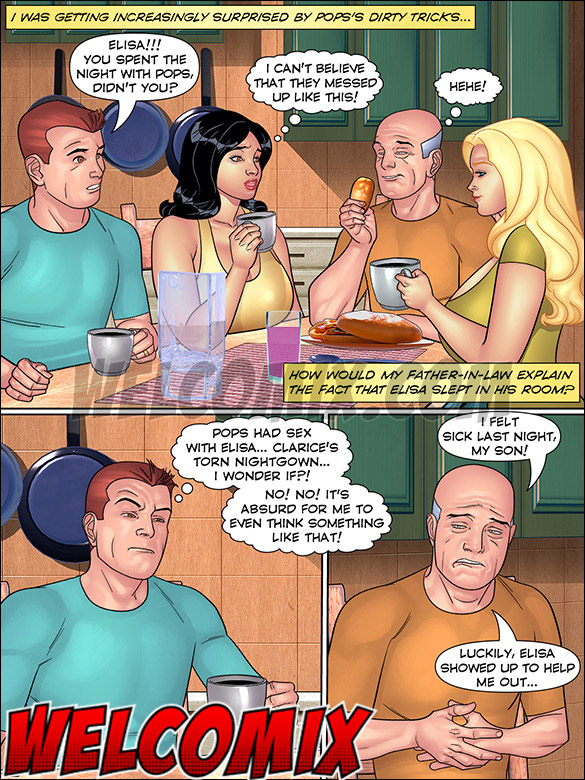 Two butts to look at, and my son is worried about sunburn, Pops, The Pervert Father-in-law, White bikini is a problem