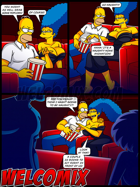 Our sex is going to get even naughtier, The Simptoons, Naughtiness at the movies